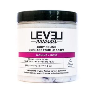 NWT Level Naturals Jasmine + Rose Body Polish